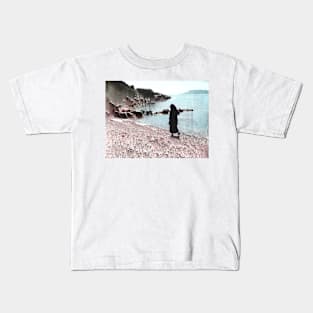 Madonna of the Rocks Kids T-Shirt